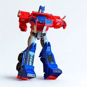 Transforming Robot Action Figure - Red and Blue